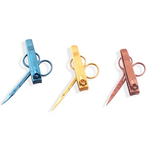 Tijeras de corte de bordes finos, ideales para el cuidado de las cutículas, para dar forma a las uñas y cortaúñas pequeño, diseñadas para una calidad limpia y hecha a mano - Product Image 1