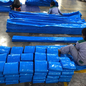 Blue High Durability Large Capacity Heavy Duty Custom Colors Custom Sizes PE Tarpaulin Industrial <b>Waterproof</b> Cover - Product Image 2