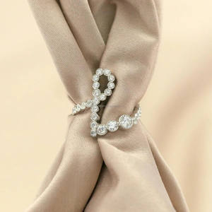 Anillo de Plata de Ley 925 con Inicial Personalizada en Forma de Letra L, con Moissanita Redonda de Corte Brillante, para Aniversario, Compromiso o Boda - Product Image 2