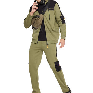 Chándal de Forro Polar para Hombre, Ajustado, a la Moda, para Entrenamiento, Cómodo, con Cierre, en Oferta - Product Image 3