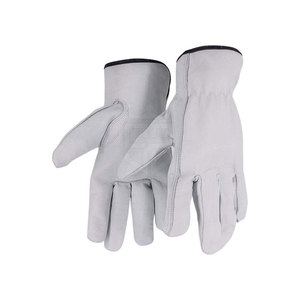 Gants de sécurité en cuir pour travaux industriels, conçus pour la soudure, la construction et les tâches mécaniques. - Product Image 6