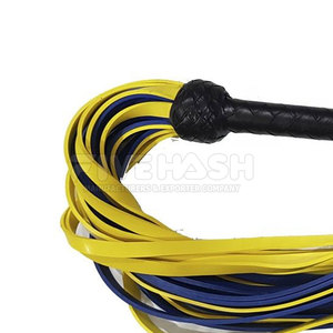 ที่ใส่ฟล็อกเกอร์หนังคลาสสิกด้ามจับเรียบแข็งแรงหนังฟอกทุกวันใช้งานง่าย - Product Image 5