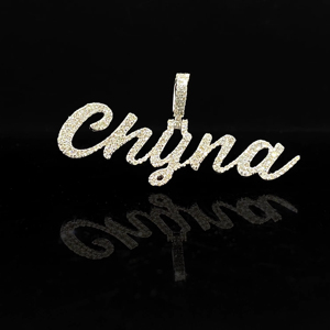 Colgante Urbano Hip Hop de Aleación Chapada en Oro con Diamantes Esmerilados de Alto Brillo - Product Image 1