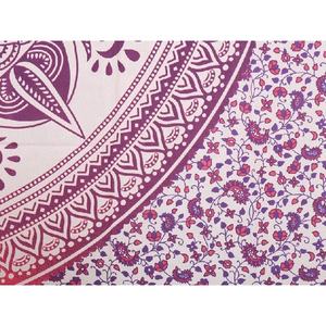 Rideaux de fenêtre en coton bohème indien, panneaux de porte pour chambre à coucher, 2 panneaux, rideaux à pampilles pour salon - Product Image 3