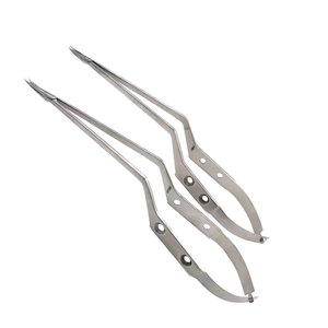 Ciseaux ophtalmiques Castroviejo manuels en acier, ensemble d'instruments microchirurgicaux, outil chirurgical de précision de qualité professionnelle - Product Image 2