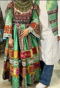 ชุดเดรสยาวสไตล์อัฟกานิแบบใหม่สำหรับผู้หญิง ดีไซน์หรูหรา แฟชั่นชนเผ่าอัฟกัน คูชี เซอร์โดซ ชุดเดรสชนเผ่าอัฟกัน - Product Image 4