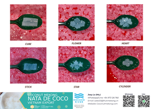 Gomitas de Frutas Multicolores en Forma de Estrella MEKONG RIVER Sin Azúcar para Bebidas y Postres - Product Image 3