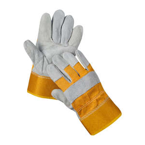 Guantes de Soldadura de Cuero Vacuno Resistentes al Calor, Guantes de Seguridad MIG con Logotipo Personalizado, Antideslizantes, Duraderos, Sin Silicona, 28 cm - Product Image 3