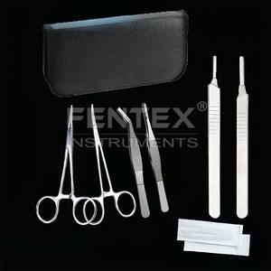 Kit de Entrenamiento Quirúrgico de Acero Inoxidable - Herramientas para Suturación, Anudado y Extracción de Dientes para Estudiantes de Enfermería y Cirugía General - Product Image 6
