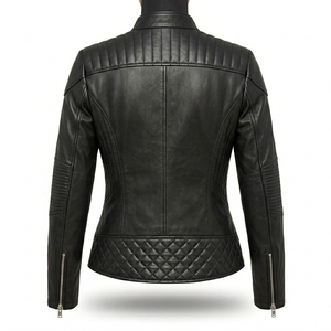 Chaqueta de Cuero Premium para Mujer, Estilo Casual, Fabricada con Cuero Resistente, Forro Cómodo y Duradero - Product Image 2
