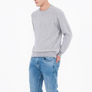 Sweat-shirt homme vert et noir à blocs de couleur, col rond décontracté, pull à manches longues en molleton de coton, haut élégant pour l'hiver - Product Image 2