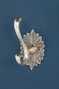 Organisateur mural multifonctionnel durable en métal noir contemporain à double crochet - Product Image 3