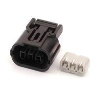 Jinhang032B Kit de Conector de Terminal Hembra Automático con Arnés y Conector de Presión de Aire Acondicionado de 3 Vías 6189-0887