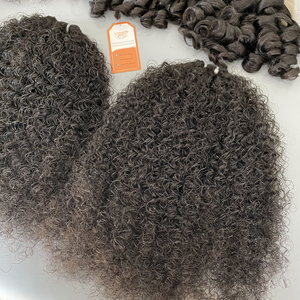 Extensions de cheveux bouclés birmans en gros, 100 % cheveux humains vierges, fournisseur au Vietnam - Product Image 1