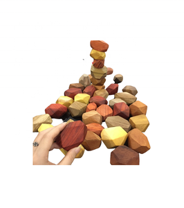 Roches d'équilibrage en bois Tumi Ishi pour jouet Montessori du Vietnam fournisseur en gros de 99 données d'or - Product Image 2