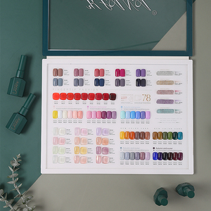 78 Colors Uv Gel <b>Nail</b> Polish <b>Set</b> Wholesale with Matte Top Coat HEMA/TPO Free 15ml UV Nude Gel <b>Nail</b> Kits - Product Image 4