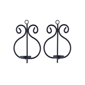 Elegant Iron Wall Hanging Candle Sconce with Glass Tealight Holder Decorative Votive <b>Stand</b> for Home Birthday Diwali Decor - Product Image 6
