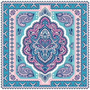 Bandana carré en coton personnalisable, foulard et mouchoir de 22 pouces, motifs et logos imprimés numériquement ou par sérigraphie, sans quantité minimale de commande, bandana personnalisé - Product Image 1