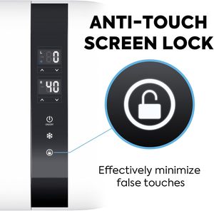 Refrigerador de Doble Zona de 12 Voltios, Refrigerador para Automóvil de 12V con Compresor Secop, Control Independiente, DC y AC, Congelador Portátil - Product Image 4
