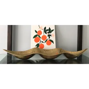 Nuevo Tazón de Metal para Servir Hecho a Mano por Diseñadores, con Borde Natural Irregular y Textura de Metal Martillado Auténtica, Maceta de Cerámica Hecha a Mano - Product Image 1