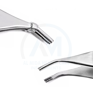 Pinzas Quirúrgicas de Acero Inoxidable Al Mida Healthcare, Punta Curva, Agarre Texturizado, Certificación CE, Garantía de por Vida para Precisión - Product Image 4