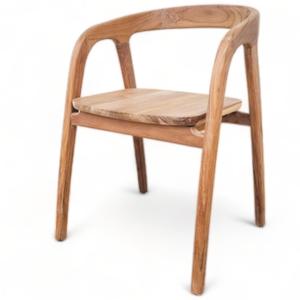Mid-Century Style <b>Teak</b> Wood Dining <b>Chair</b> with Durable Frame Material For Home and Garden Furniture Decoration - Product Image 2