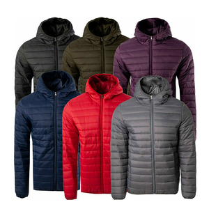 Men's High Quality Breathable Puffer <b>Jacket</b> Winter <b>Work</b> Coat Stand Collar Long Sleeves Plus Size <b>Canvas</b> Front Different Styles - Product Image 2