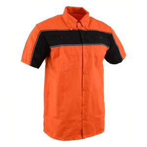 Camisas de Trabajo Personalizadas para Hombre, Transpirables, de Mezcla de Algodón, Uniformes Resistentes, Ropa para Empleados en Trabajos Industriales, para Exportación - Product Image 1