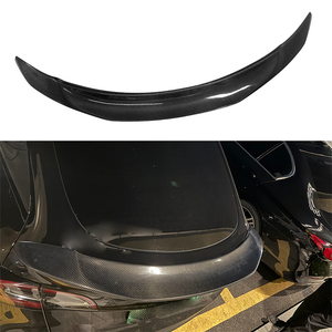<span class=keywords><strong>Aileron</strong></span> de coffre arrière en fibre de carbone style V pour Tesla Model Y 2021-2024 - Product Image 1