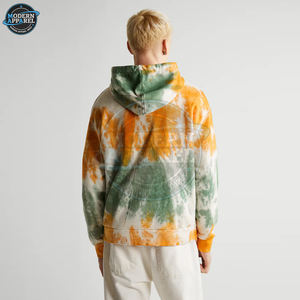 Sudaderas con Capucha Tie Dye Personalizadas para Hombre, Básicas, de Algodón Mezclado, Corte Regular, Ropa Urbana de Invierno, Sudaderas con Capucha de Forro Polar Tie Dye Personalizadas - Product Image 2