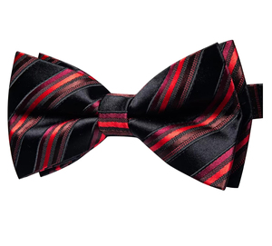 Ensemble de nœuds papillon père-fils en polyester doux, 15 couleurs unies, couleur personnalisée, nœud papillon décontracté pour homme et garçon, accessoire de mariage - Product Image 5