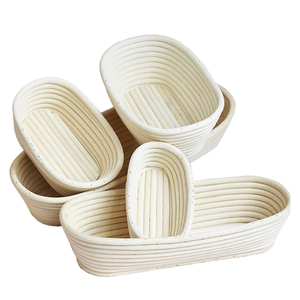 MOLDE PARA PAN Y TARTAS DE RATÁN SOSTENIBLE, JUEGO COMPLETO, HERRAMIENTA DE HORNEADO NATURAL Y FLEXIBLE, APTO PARA LAVAVAJILLAS Y HORNO, 40x25cm, MÁS VENDIDO - Product Image 6