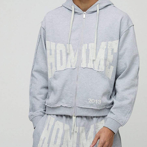 Survêtements pour hommes de qualité supérieure, très demandés, coupe ample, en coton et polyester, coupe ajustée. - Product Image 2