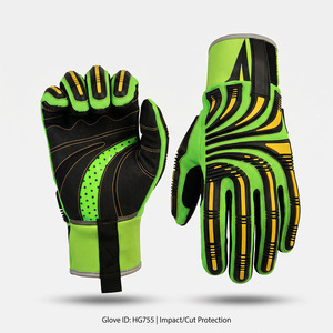 Guantes de Seguridad Industriales Antivibración, Guantes de Cuero para Mecánicos con Resistencia a Impactos y Calor, Protección Contra Cortes - Product Image 4