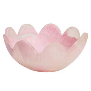 FAIZA CRAFT Resin Bowl for Serving Food Glossy Design Yellow Color Round Shape <b>Mini</b> Lightweight 0.3kg Home Use - Product Image 5