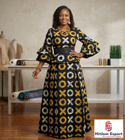 Tissu Ankara 100% Coton Imprimé Wax Africain Fournisseur d'Usine Nigéria Ghana Sénégal Textile pour Designers