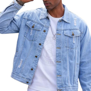 Men Casual Jeans Winter <b>Jacket</b> Vintage Washed Cotton Outerwear Warm Stylish <b>Jacket</b> for Street and <b>Travel</b> - Product Image 5