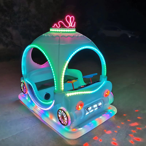 Charming HGR Amusement <b>Electric</b> Princess Kiddie <b>Car</b> Thickened Roll Moulding Shell 160KG Load Capacity for <b>Children</b> Adults - Product Image 4