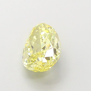 Diamant de laboratoire jaune intense, taille poire, 1,01 carat, VS1, qualité excellente, certifié, pierre précieuse de joaillerie, exclusif et élégant. - Product Image 2