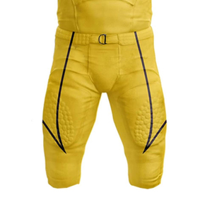 Ensemble uniforme de football américain pour hommes, maillot et pantalon en polyester, design personnalisé, vêtements de sport d'équipe, processus OEM, uniforme de football américain - Product Image 4