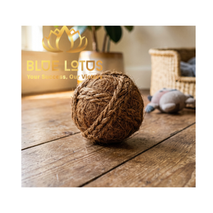 Jouet à mâcher pour chien en boule de coco naturelle grande taille, très populaire, écologique, pour l'exercice, nettoie les dents, masse les gencives, soulage l'ennui et l'anxiété - Product Image 1