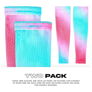 Manga de Béisbol Transpirable de Calidad Premium con Sublimación Degradada Rosa y Azul, Novedad, Mejor Proveedor, Precio Mayorista - Product Image 2