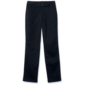 Pantalones chinos de mezcla de lino y algodón para mujer, pliegues frontales rectos, bolsillos laterales, Bolsillo ribeteado en la espalda, cremallera frontal oculta - Product Image 6