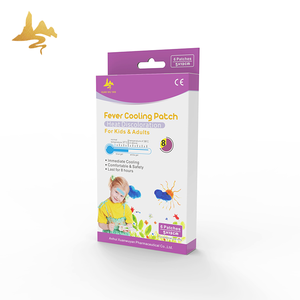 ヘルスケアサプライヤーの医療用コールドパック解熱性ハイドロジェルパッド熱変色機能キッズフィーバー冷却ゲルパッチ - Product Image 2