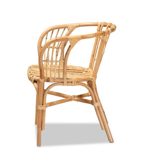 Fauteuil en rotin naturel tressé à la main, chaise de salle à manger en osier, fournisseur de meubles durables pour la maison, le salon et l'hôtel, commande en gros - Product Image 1