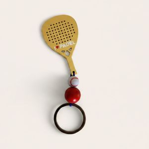 Llavero de Goma Personalizable de Primera Calidad para Raquetas de Tenis y Pádel con Logotipo Personalizado, Material Duradero, Tamaño Personalizado, Regalos para Eventos - Product Image 1