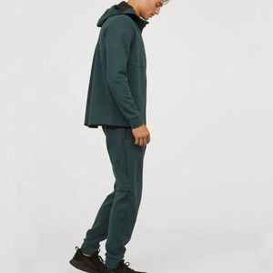 Nuevo Conjunto Deportivo Personalizado al por Mayor para Hombre, Invierno 2026, Sudadera con Cierre y Logotipo Personalizado, Pantalones Deportivos con Cintura Elástica de Forro Polar y Poliéster - Product Image 2