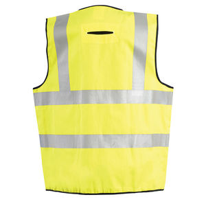 Gilet de sécurité réfléchissant imperméable de classe 1 ANSI haute visibilité avec logo personnalisé et flash LED pour les travailleurs du bâtiment - Product Image 2