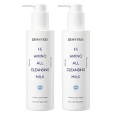 Dewytree 200ml x 2 Lait Nettoyant Liquide Riche en Acides Aminés Hypoallergénique Légèrement Acide Sans Parabène Grande Capacité - Product Image 1