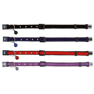 Collar de Terciopelo para Gato con Adorno de Diamantes de Imitación, Elegantes Accesorios para Collares de Mascotas - Product Image 3